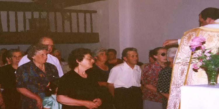 Tejadillos y la Virgen del Carmen hace 22 años