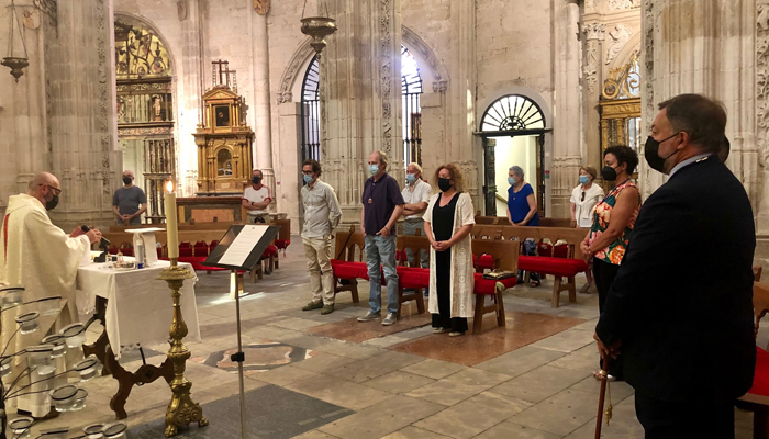 Dolz asiste a la misa en honor a San Julián, dentro del programa de las fiestas en honor al segundo Obispo de Cuenca y patrón de la ciudad