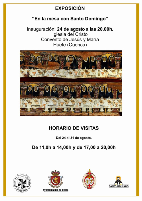 Huete celebrará el jubileo del VIII Centenario de Santo Domingo Programación de actos y actividades