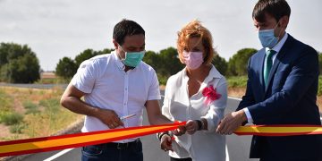 La Diputación de Cuenca mejora la seguridad en la carretera que une San Clemente y Casas de los Pinos con una inversión de  1,5 millones de euros