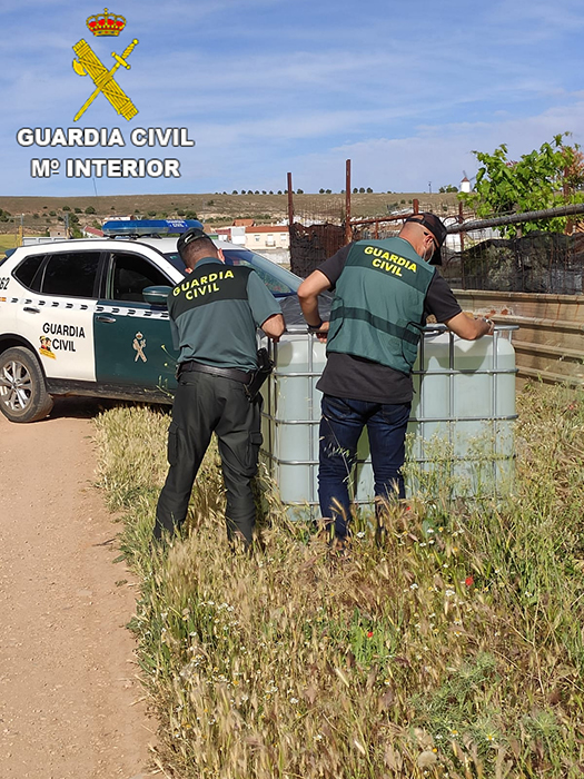La Guardia Civil desarticula un grupo criminal que robó en 108 explotaciones agrícolas de las provincias de Cuenca y Ciudad Real