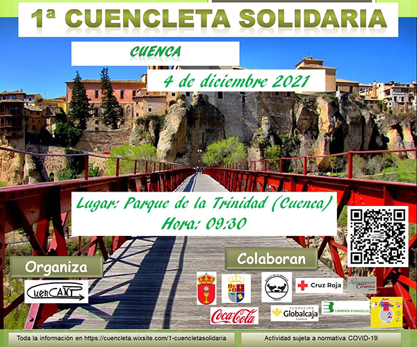 El sábado cuatro de diciembre se celebrará la I Cuencleta Solidaria