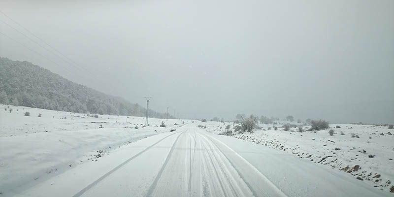 Suspendidas también este jueves todas las rutas escolares de la provincia de Cuenca debido a la nieve acumulada