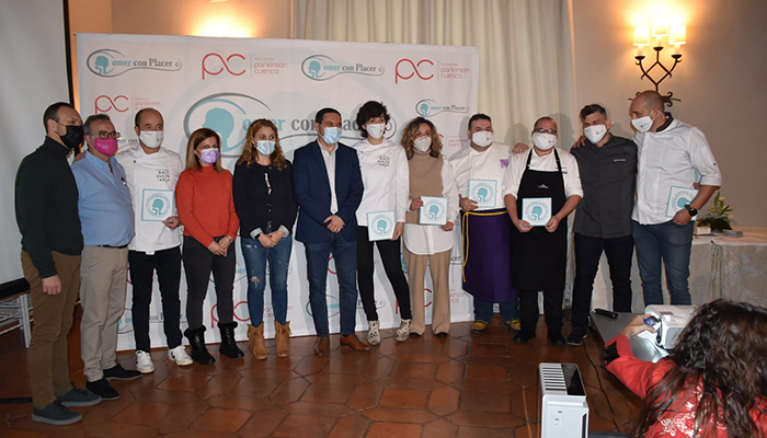 La Asociación Parkinson Cuenca presenta ‘Comer con placer’, un proyecto patrocinado por Diputación para ayudar a las personas con disfagia