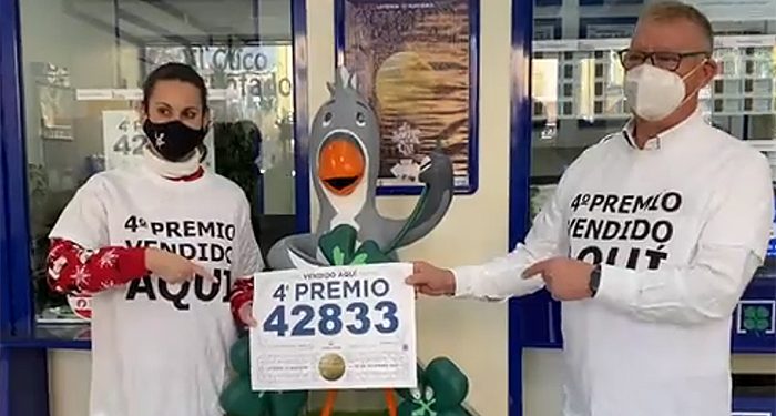 La suerte llega en forma de cuarto premio y 200.000 euros a Cuenca La suerte llega en forma de cuarto premio y 200.000 euros a Cuenca
