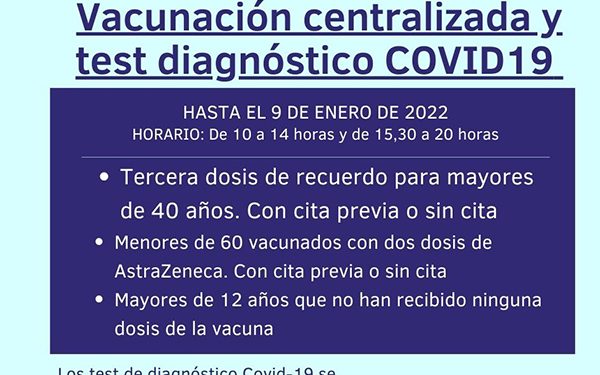 La vacunación centralizada en “La Hípica” se abre para administrar dosis de recuerdo a mayores de 40 años del área de Salud de Cuenca La vacunación centralizada en “La Hípica” se abre para administrar dosis de recuerdo a mayores de 40 años del área de Salud de Cuenca