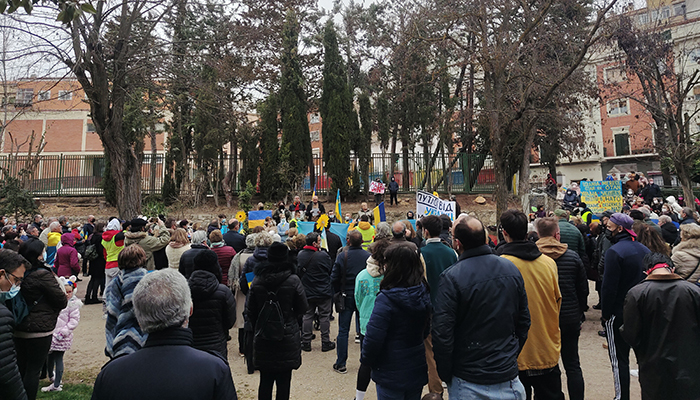Más de 300 personas se concentran en Cuenca contra la guerra en Ucrania