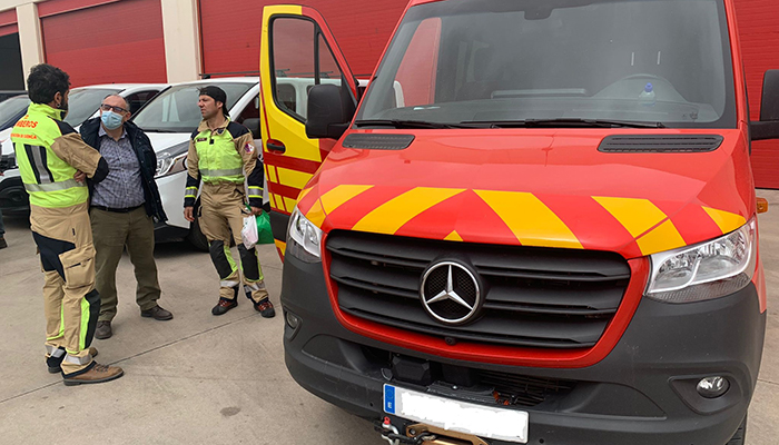 Bomberos de Cuenca viajan a la frontera de Polonia para llevar productos de primera necesidad y traer 40 refugiados