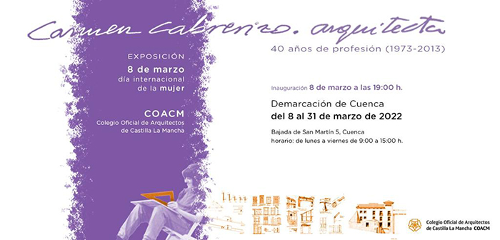 El Colegio de Arquitectos de Cuenca homenajea a su colegiada más veterana Carmen Cabrerizo