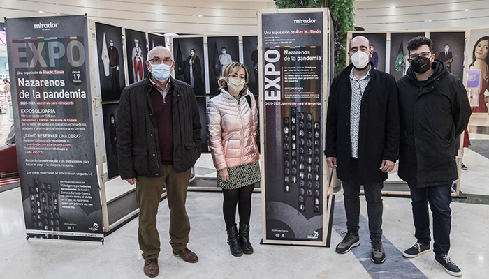 El Mirador de Cuenca acoge “Nazarenos de la pandemia”, una exposición solidaria para ayudar a los refugiados de Ucrania