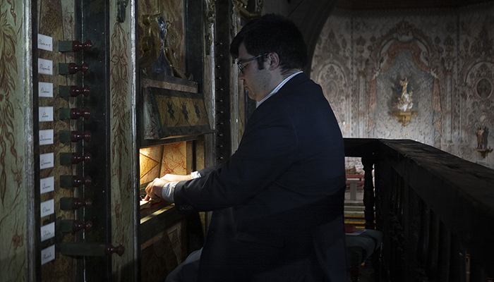 Espléndida actuación de Jesús Ruiz en el órgano ibérico de la Iglesia de Cardenete