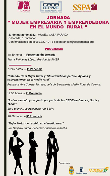 La Asociación de Mujeres Empresarias de Cuenca organiza una jornada sobre el papel de la mujer emprendedora rural