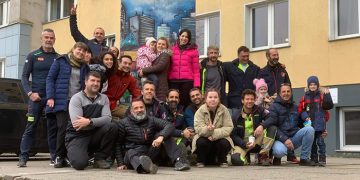 Los 42 refugiados ucranianos que han venido con los bomberos de la Diputación de Cuenca ya están a salvo en nuestro país