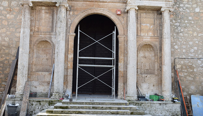Restaurado el portón de la Iglesia Nuestra Señora de la Asunción de Tarancón