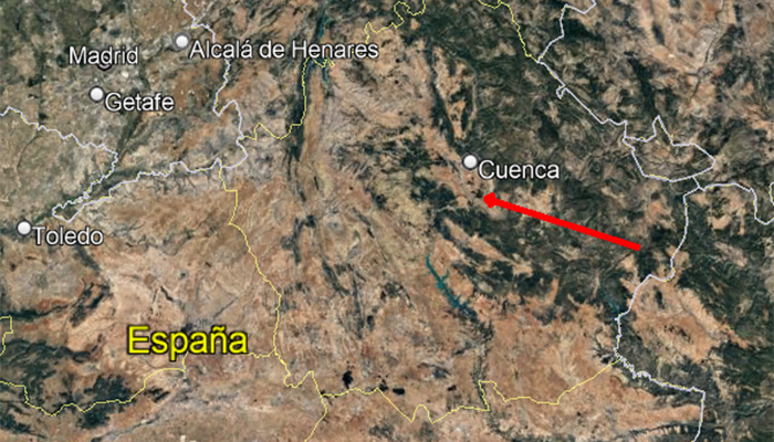 Una bola de fuego sobrevuela Cuenca