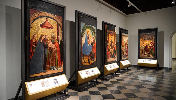 Las ocho pinturas del retablo mayor del convento de Dominicos de Carboneras de Guadazaón, estrellas en la exposición ‘Juan de Borgoña. Un maestro oculto’