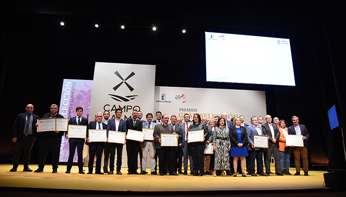 La gala de los “Óscar de la alimentación” de Castilla-La Mancha, los Gran Selección ‘Campo y Alma’, reconocen el esfuerzo del sector agroalimentario