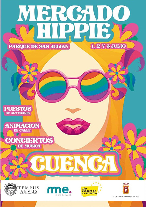 Artesanía, música y espectáculos en el Mercado Hippie que llega este fin de semana al Parque de San Julián en el Año Europeo de la Juventud