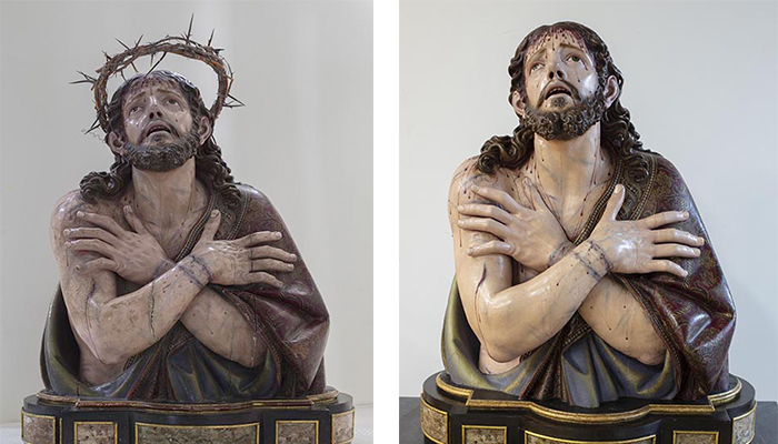El Ministerio de Cultura y Deporte restaura dos esculturas de la Catedral de Santa María y San Julián de Cuenca