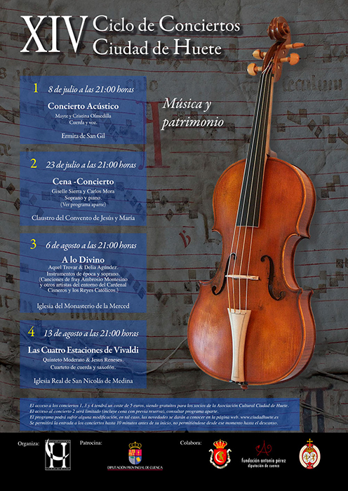 XIV Ciclo de Conciertos Ciudad de Huete, «Música y Patrimonio»