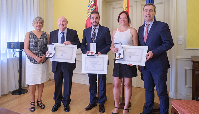Encarnación Montes, Antonio Villaseñor y José Luis Merino ya tienen sus Medallas al Mérito de la Protección Civil
