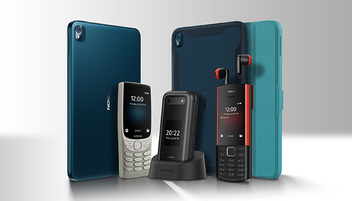 Tres nuevos feature phones icónicos de Nokia y una nueva tablet completan el porfolio de HMD Global para 2022