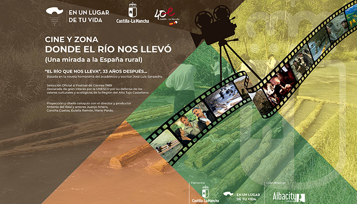 El Museo de Paleontología acogerá el 27 de septiembre la presentación de ´El río que nos lleva´ con los actores Juanjo Artero y Concha Cueto