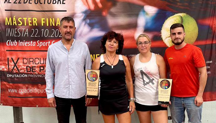 Mariano y Pablo y Conchi Suárez y Verónica Castillo se alzan con V Torneo Diputación Única Pádel