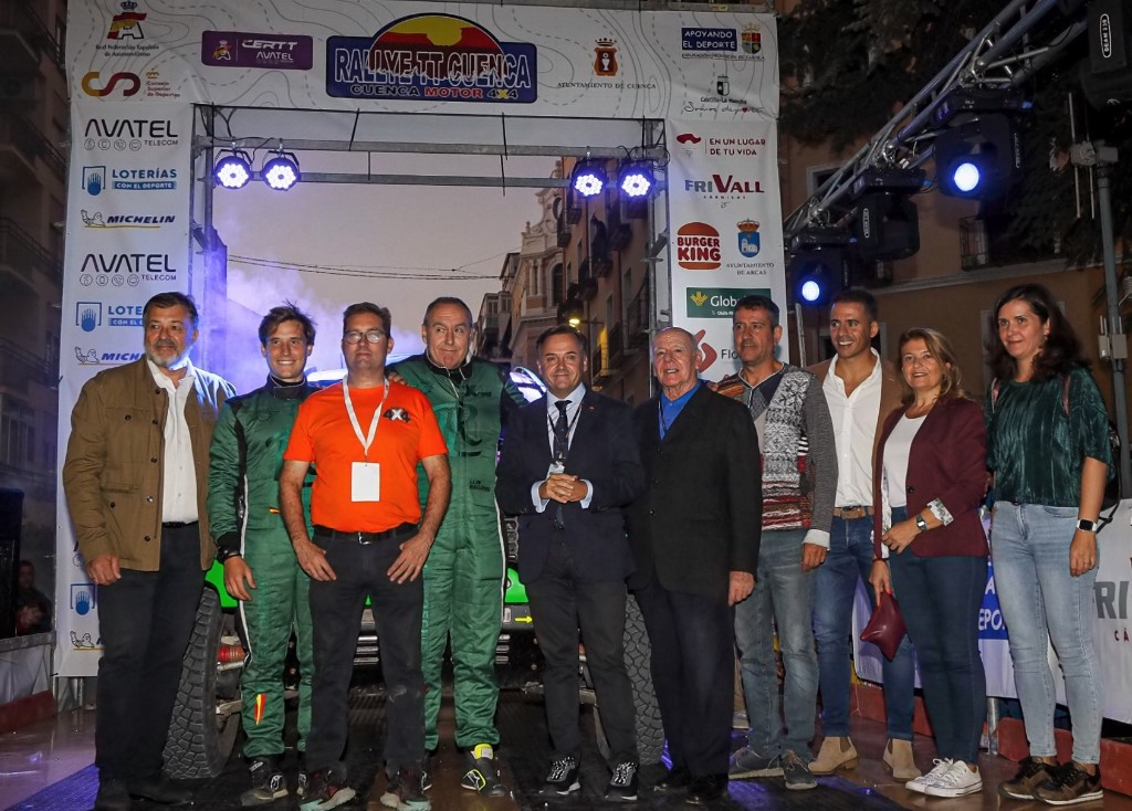 La ceremonia de salida del Rallie de Cuenca, la gran fiesta del motor