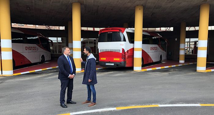 Concluyen las obras de mejora en las dársenas de la estación de autobuses de Cuenca