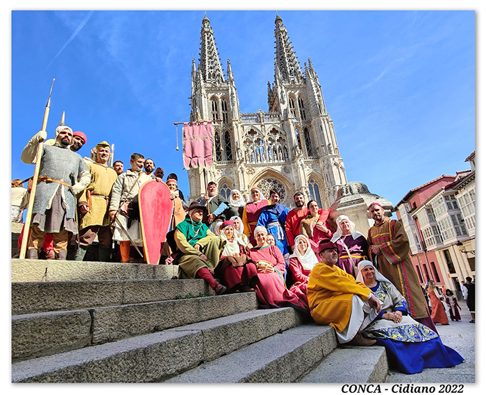 La asociación CONCA homenajea al Cid en Burgos