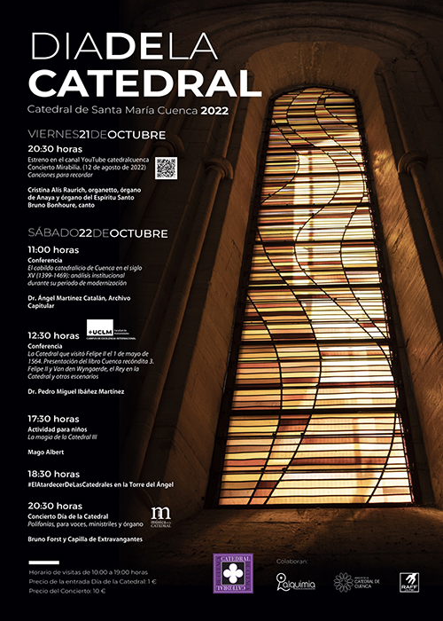 La Catedral de Cuenca celebrará su Día el sábado 22 de octubre con una jornada de puertas abiertas y varias actividades