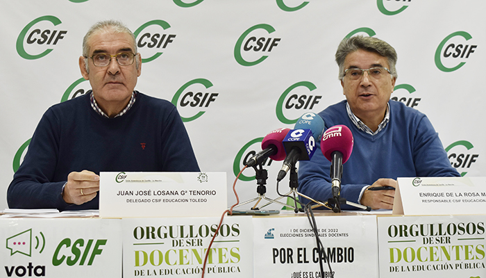 CSIF denuncia que los docentes de Castilla-La Mancha están condenados a una pérdida salarial superior a los 8.500 euros hasta 2024