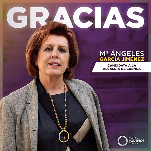 María Ángeles García será la candidata de Podemos a la Alcaldía de Cuenca