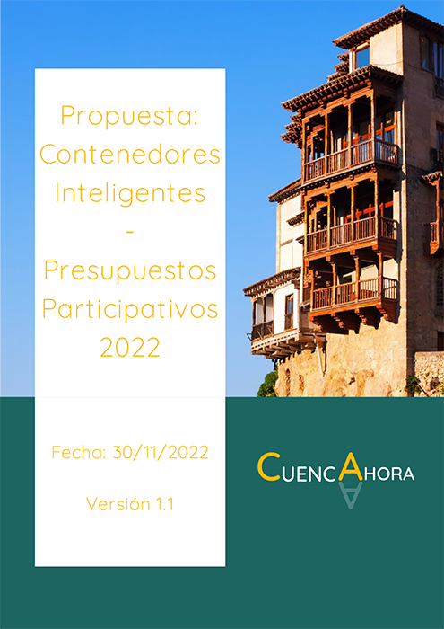 Cuenca Ahora presenta varias iniciativas en materia de movilidad y sostenibilidad en los presupuestos participativos de Cuenca