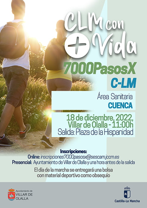CLM con + vida. 7.000pasosXCastilla-La Mancha llega a Villar de Olalla