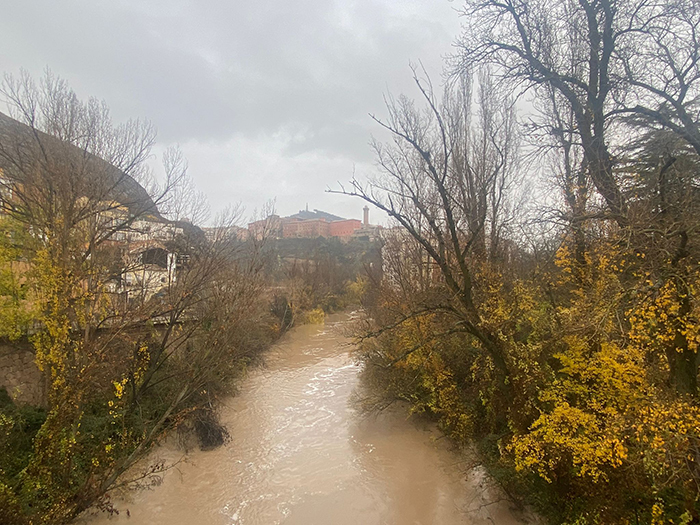 Cortada la CM-2104 entre Cuenca y Valdecabras por balsas de agua y desprendimientos de rocas