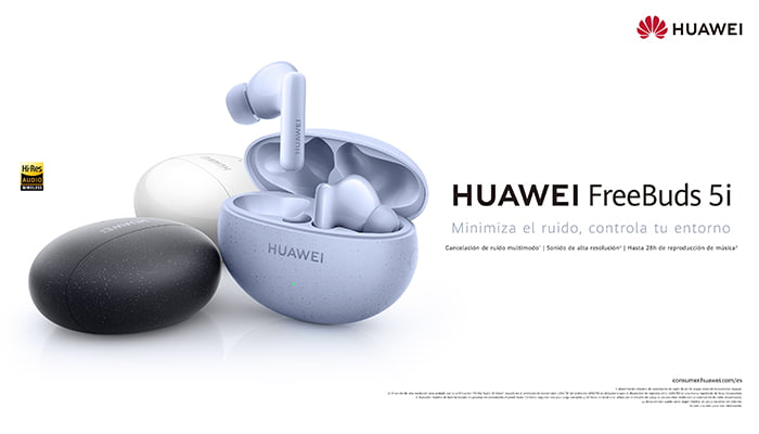 Huawei FreeBuds 5i, una nueva experiencia auditiva elegante, cómoda y de alta tecnología