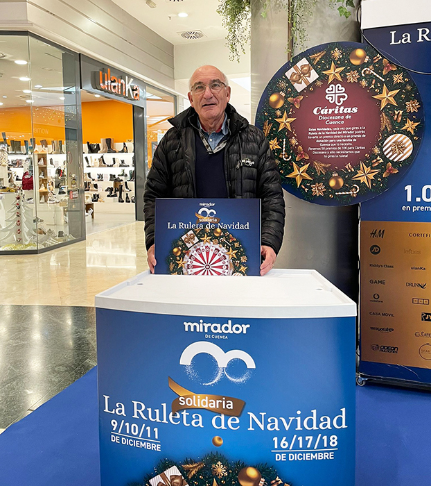 La Ruleta Solidaria en favor de Cáritas vuelve al Mirador de Cuenca con hasta 1.500 euros en premios