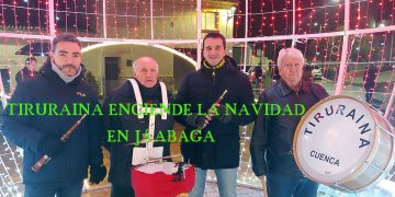 Tiruraina encendió la Navidad en Jábaga
