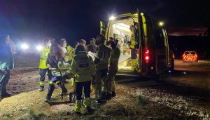 Herido grave un trabajador en Paracuellos tras crearle una fractura abierta un cable 1 Herido grave un trabajador en Paracuellos tras crearle una fractura abierta un cable