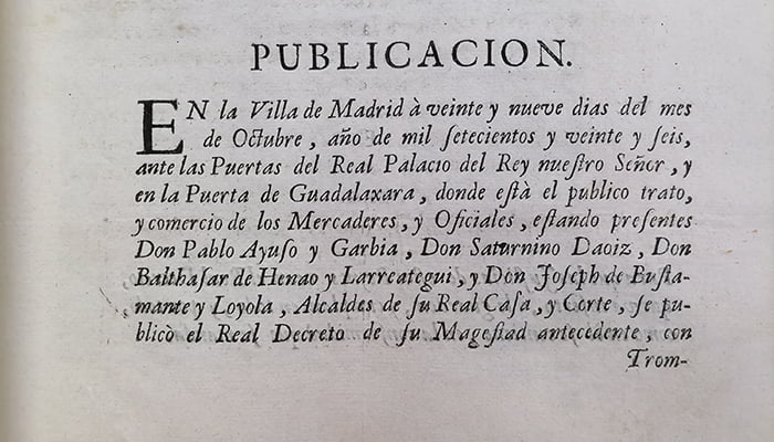 Lugares de publicación en Madrid, en el año 1726 (I)_2
