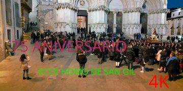 La procesión con el Ecce Homo de San Gil