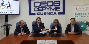 CEOE-Cepyme Cuenca y COCEMFE firman un convenio para la empleabilidad de las personas con discapacidad
