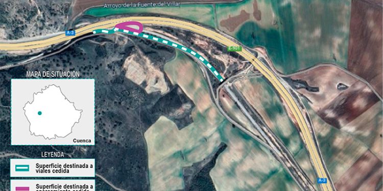 Mitma cede al Ayuntamiento de Villares del Saz un tramo de la antigua autovía A-3