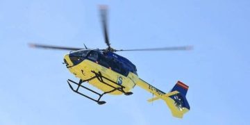 Trasladado en helicóptero al quedarle la mano atrapada en una cosechadora en Torrejoncillo del Rey