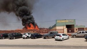 espectacular incendio en una empresa de hontanaya | Informaciones de Cuenca