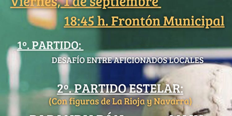 Exhibición de pelota a mano en Huete por destacadas figuras del momento