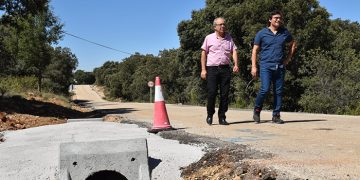La Diputación de Cuenca está invirtiendo más de 1,5 millones de euros en mejorar la carretera que une Caracenilla y Pineda de Cigüela