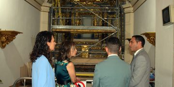 La parroquia de El Hito recupera su retablo barroco gracias a una ayuda de 20.000 euros de la Diputación de Cuenca